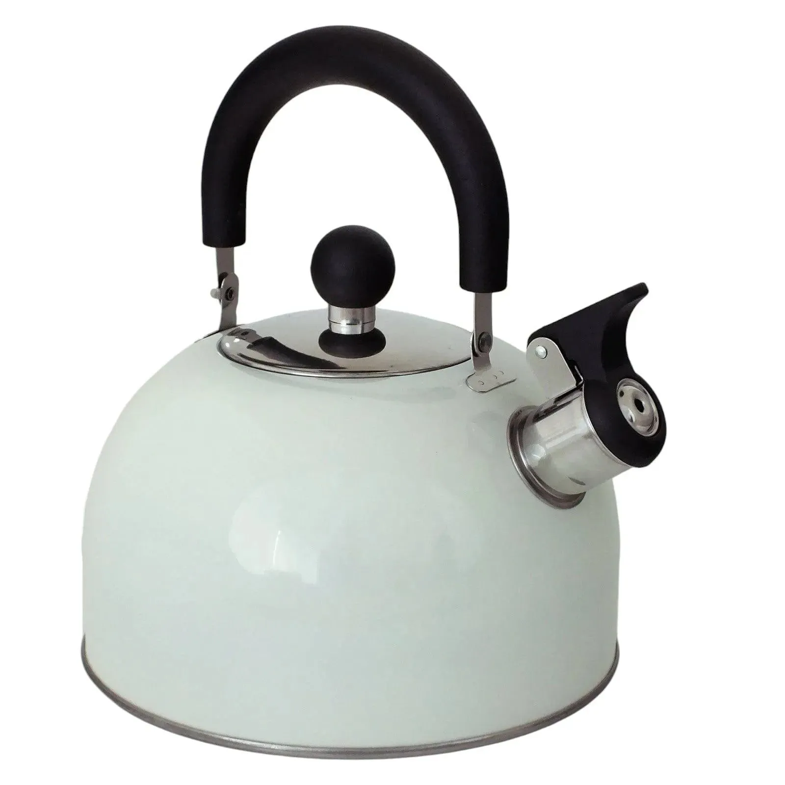 Voche 2.5L Cream Stainless Steel Stovetop Whistling Kettle