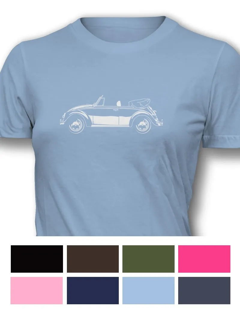 Volkswagen Beetle Convertible T-Shirt - Women - Side View