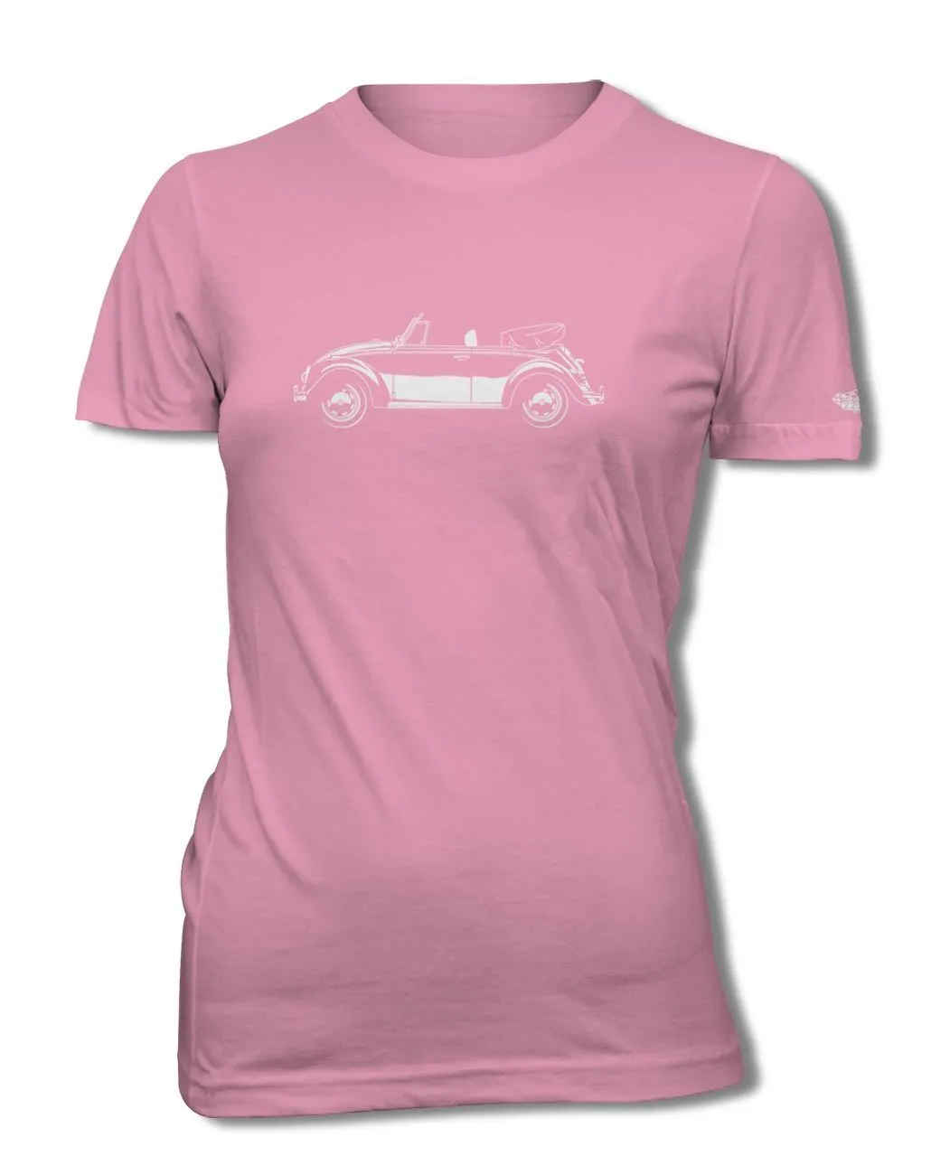 Volkswagen Beetle Convertible T-Shirt - Women - Side View