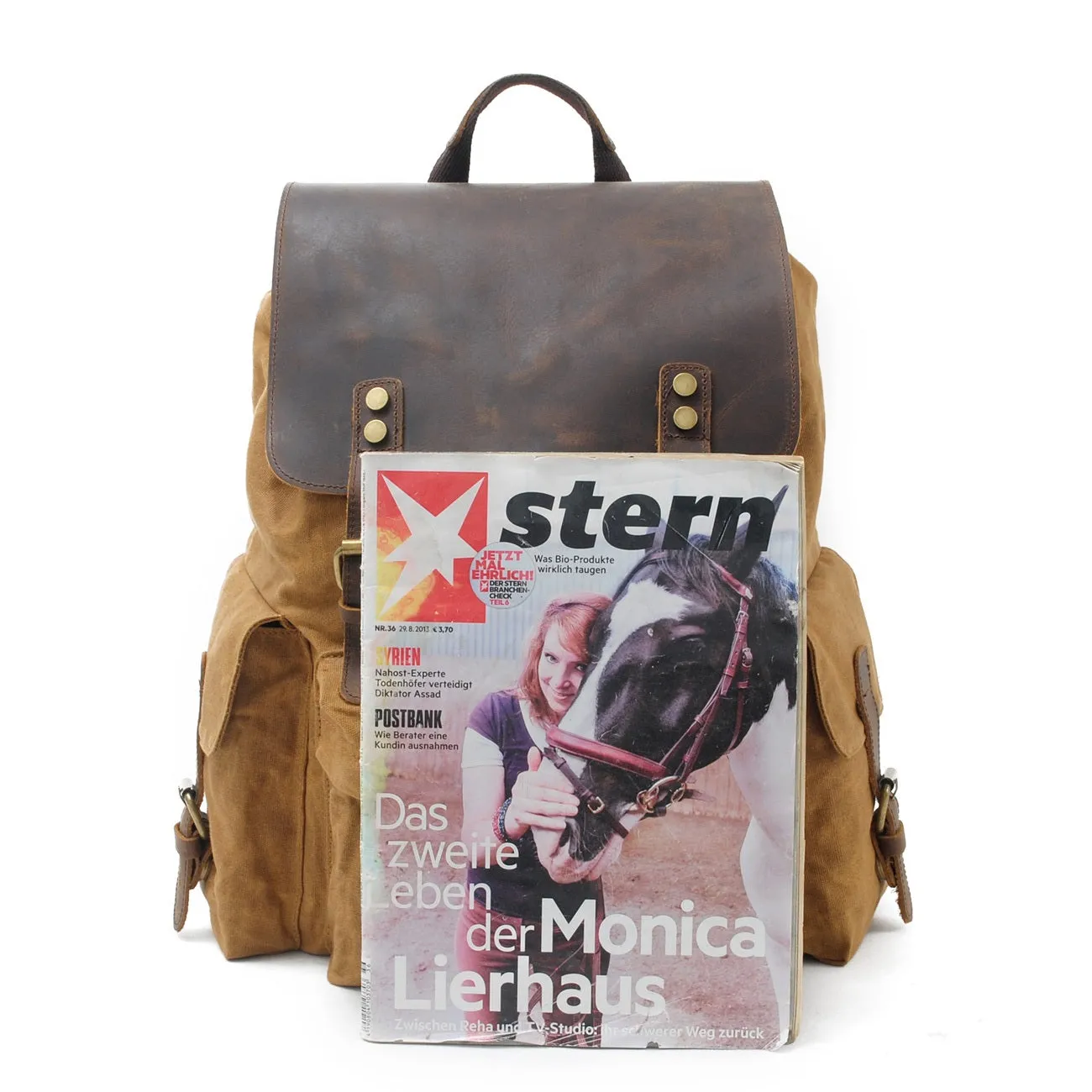 Wachscanvas Rucksack | LETTLAND