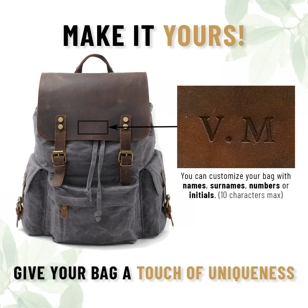 Wachscanvas Rucksack | LETTLAND