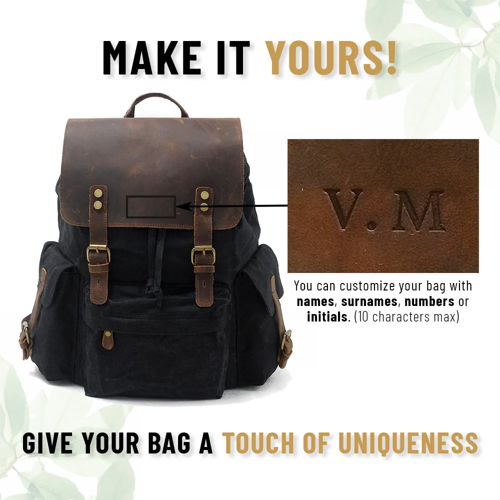Wachscanvas Rucksack | LETTLAND