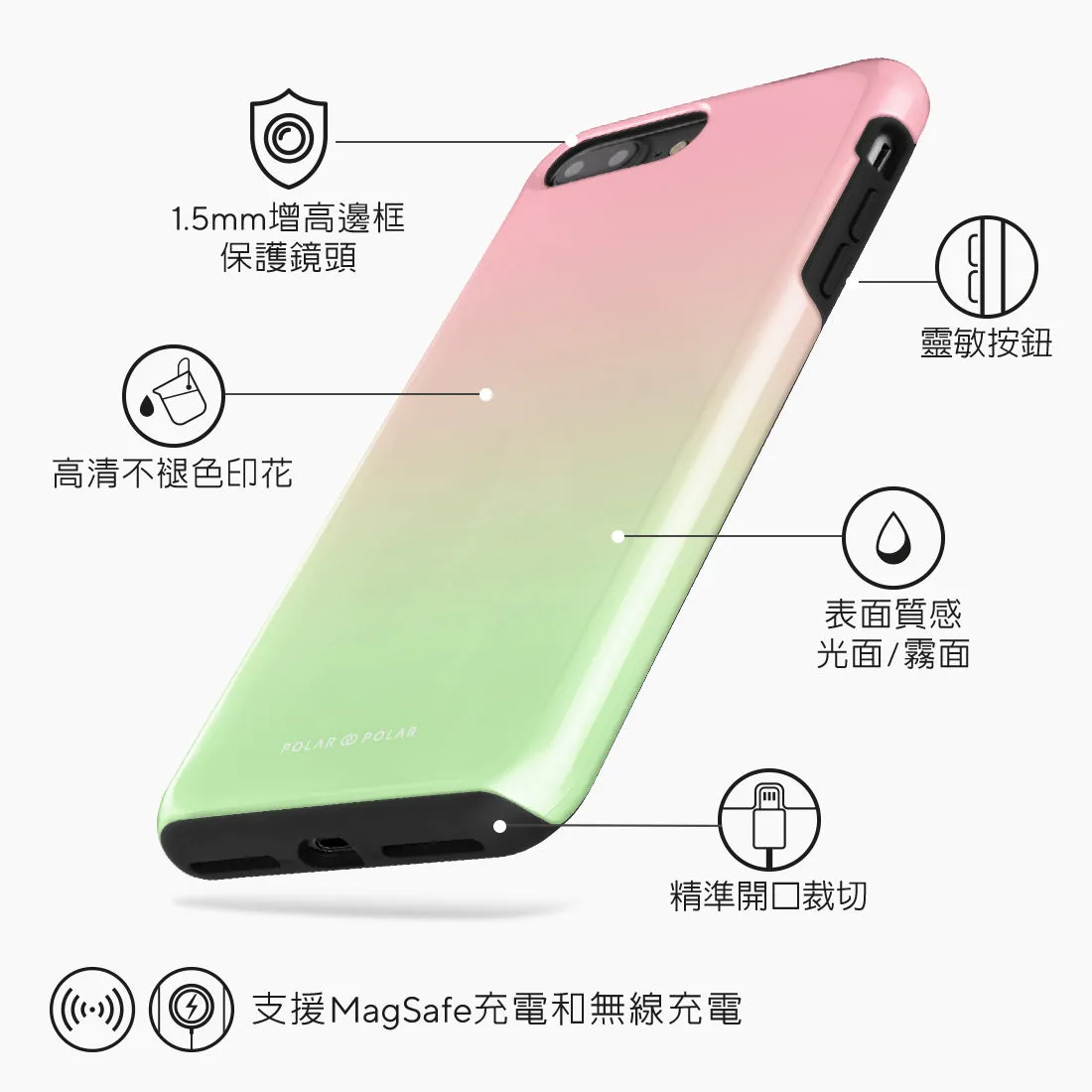 Watermelon Pastel - iPhone 8 Plus/7 Plus Case
