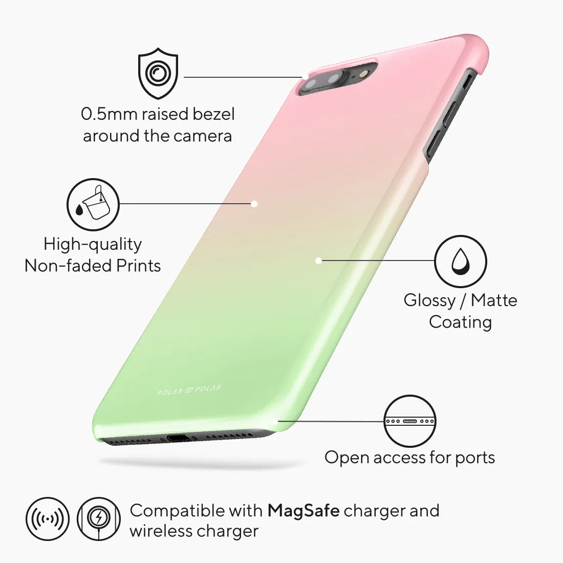 Watermelon Pastel - iPhone 8 Plus/7 Plus Case