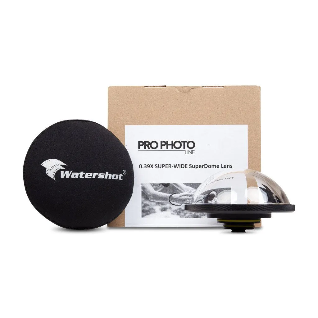 Watershot 4" Wide Angle Dome for iPhone 5/6 Samsung S4 0.39x