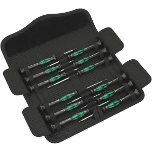 Wera Kraftform Micro 12 Universal 1 Screwdriver set for electronic applications - 12 pieces
