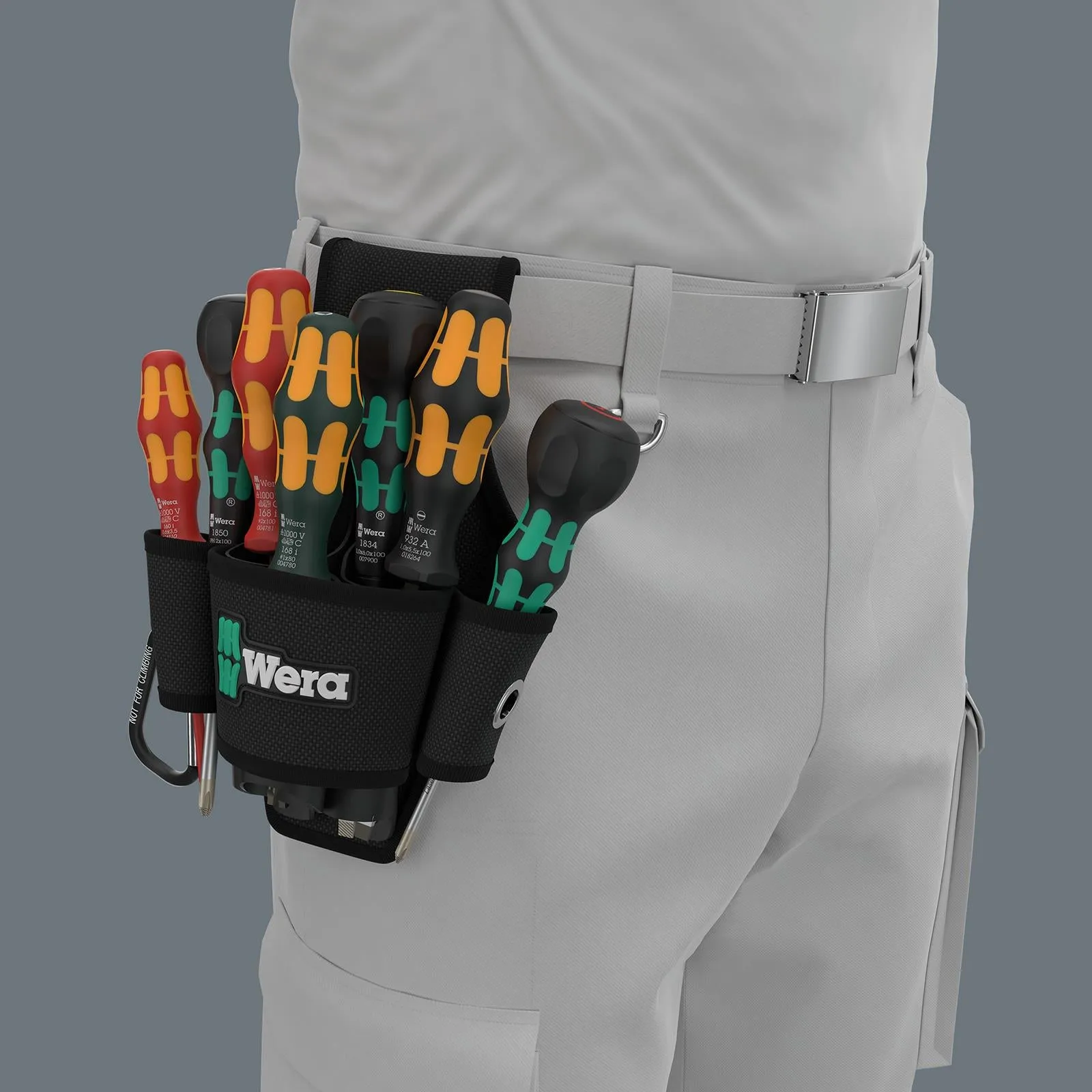 Wera Screwdriver Set 9622 Belt Holster Set 3 VDE Phillips Slotted Square Ball Grip 8 Pieces