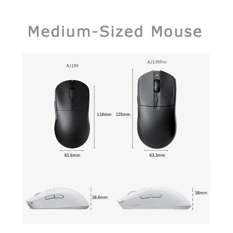 Wireless Mouse with PMW3395 Gaming Chipset