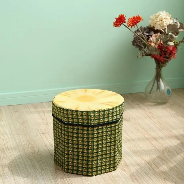 Wood Pattern home storage box