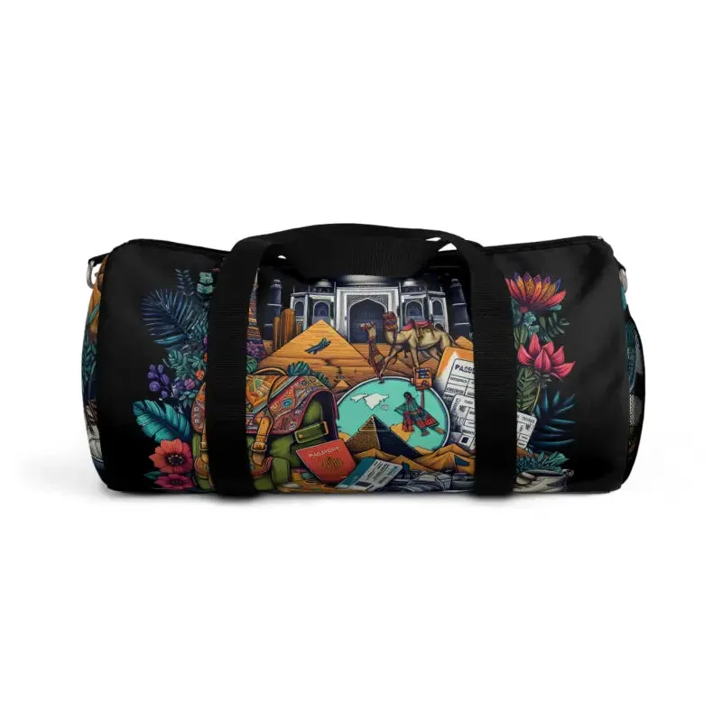 World Duffel Bag in Polyester Oxford Canvas