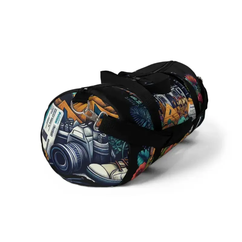 World Duffel Bag in Polyester Oxford Canvas