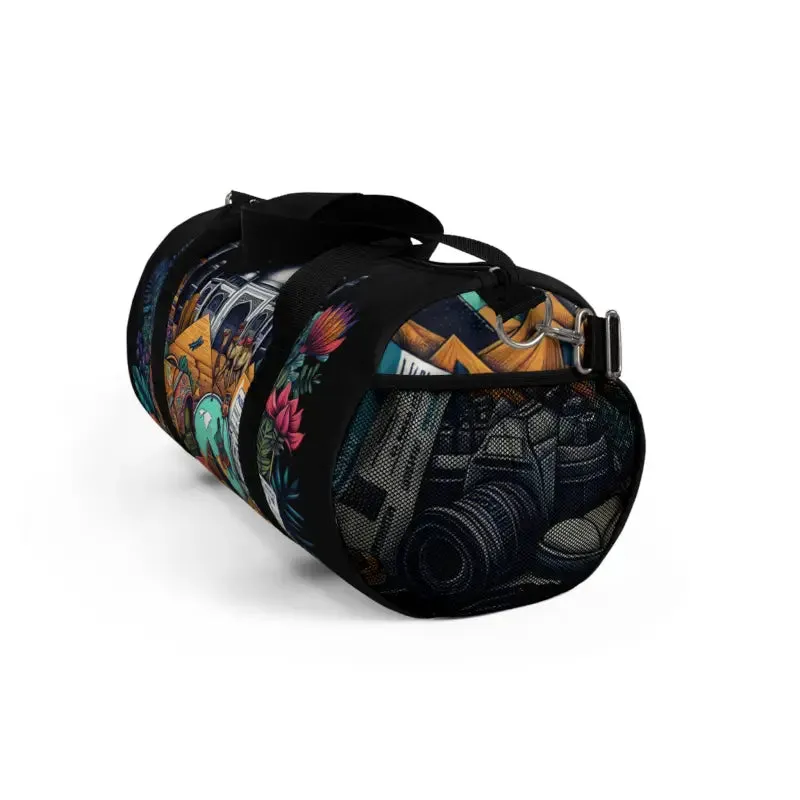 World Duffel Bag in Polyester Oxford Canvas