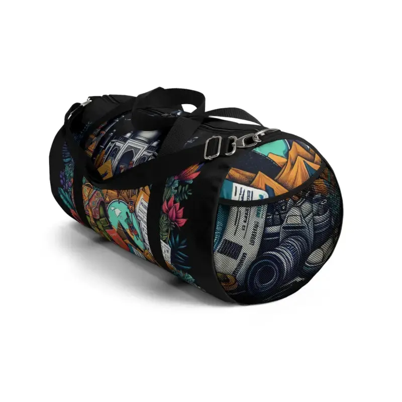 World Duffel Bag in Polyester Oxford Canvas