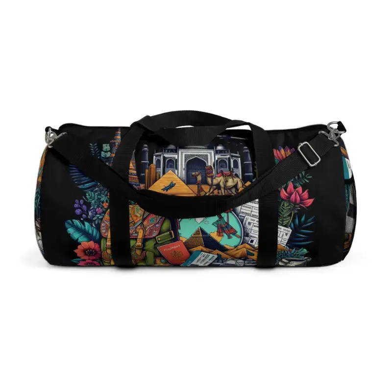 World Duffel Bag in Polyester Oxford Canvas