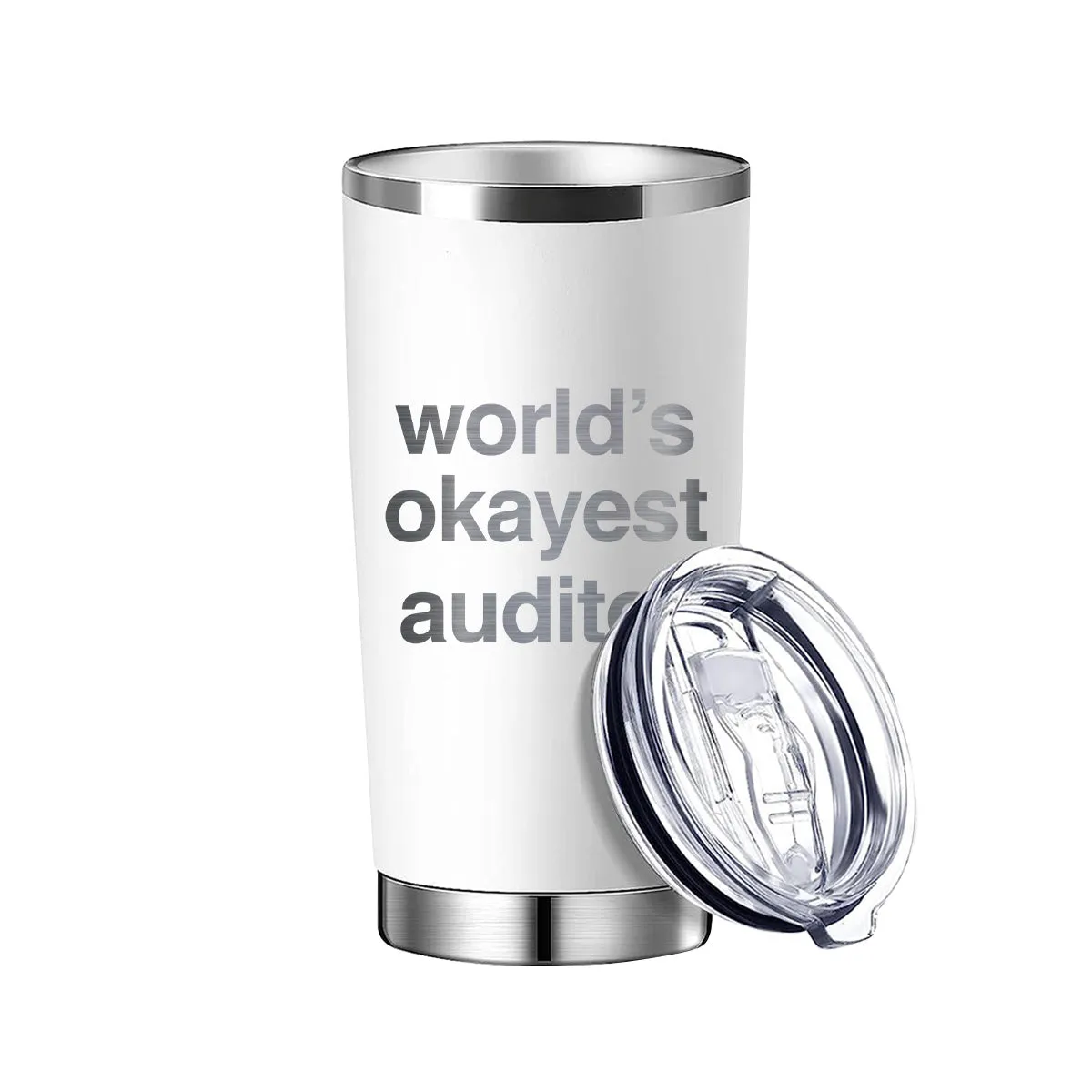 World's Okavest Auditor Tumbler
