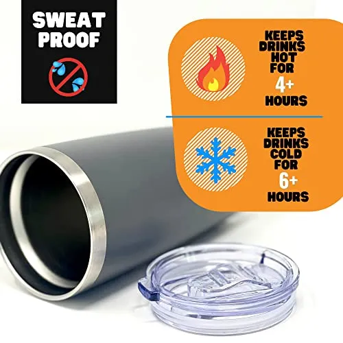 World's Okayest Golfer 20 oz Gray Tumbler for Golfers